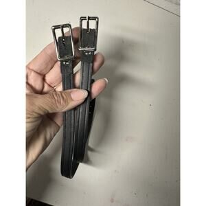 Weaver Pet Dog Collar Leather Black